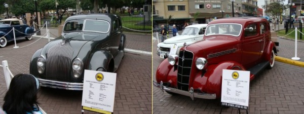 Крайслер 1934 Airflow + Плимут 1935 PJ De Luxe